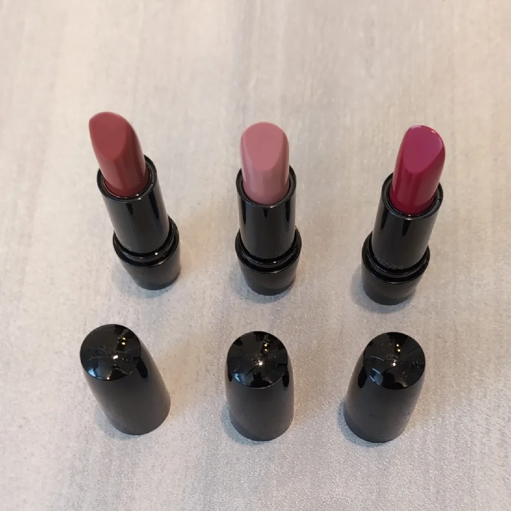Lancôme Lipstick Trio Brick Red Berry Nude Bundle Set Brand Newx3